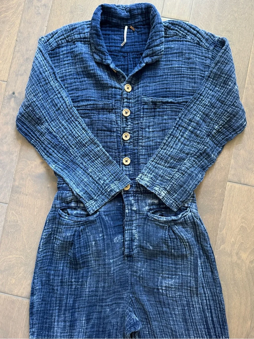 Free People Madrid Double Cloth One Piece Jumpsuit